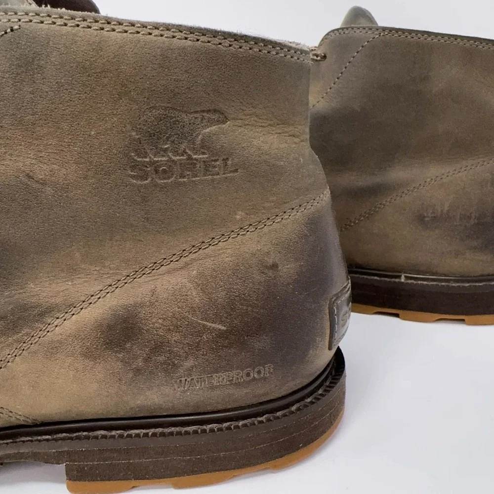 Sorel Chukka Boots Mens Size 13 Brown Madison Waterproof Leather 1767211246 Lace